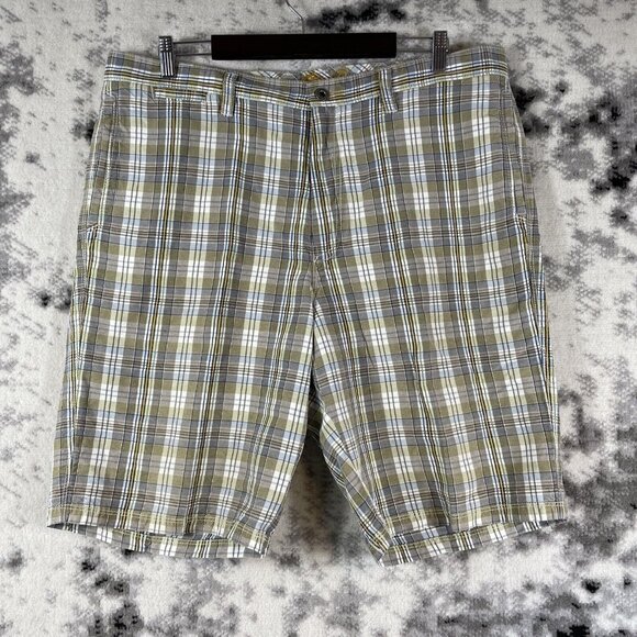 Tommy Bahama Shorts‎ Mens Size 38 Plaid Comfort Casual Beach Vacation - Picture 1 of 10